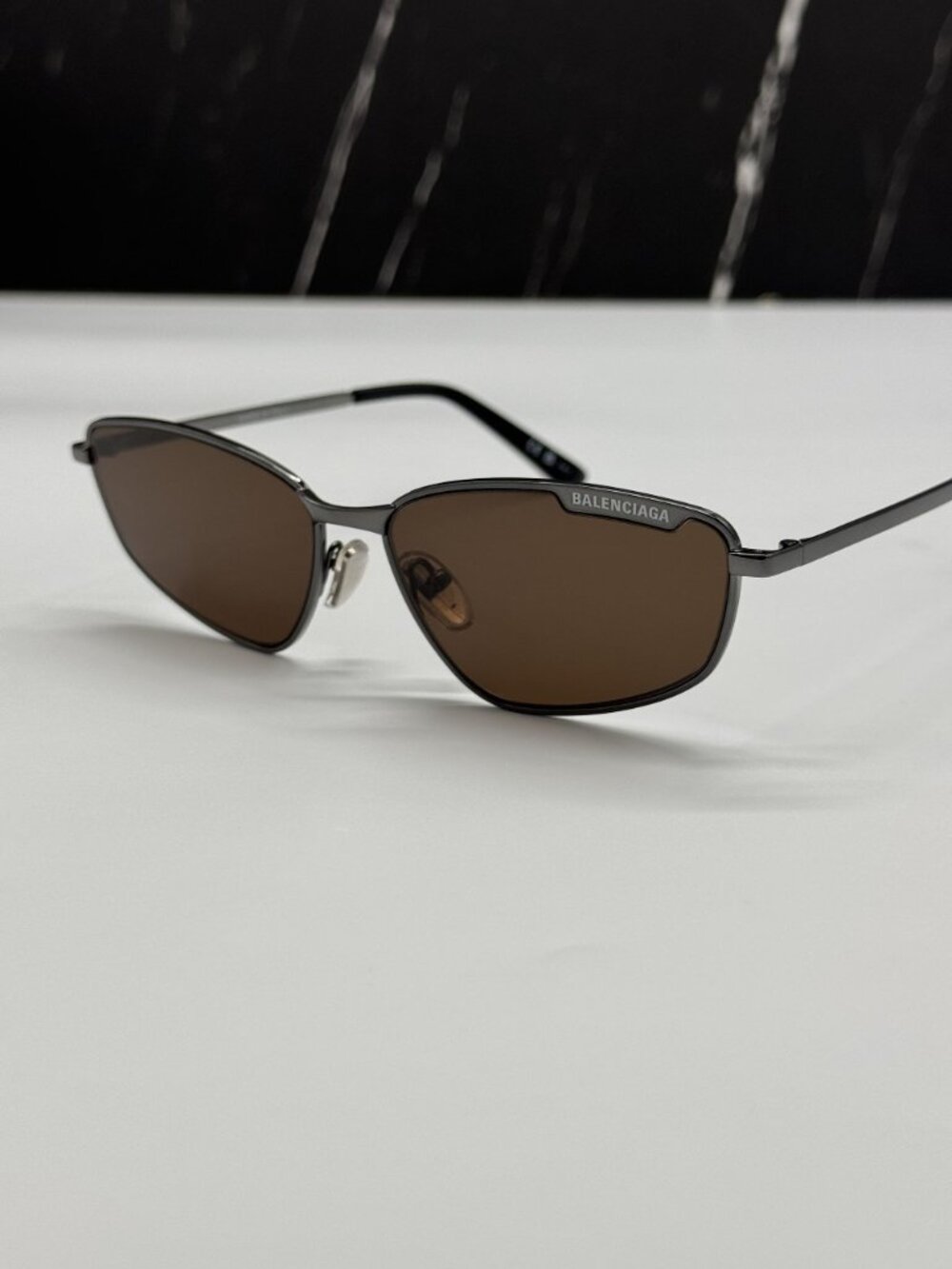 NEW BALENCIAGA BB0277S 002 GRAY WOMEN SUNGLASSES BALENCIAGA EYEWEAR - Picture 3 of 9